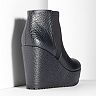 vera wang wedge booties