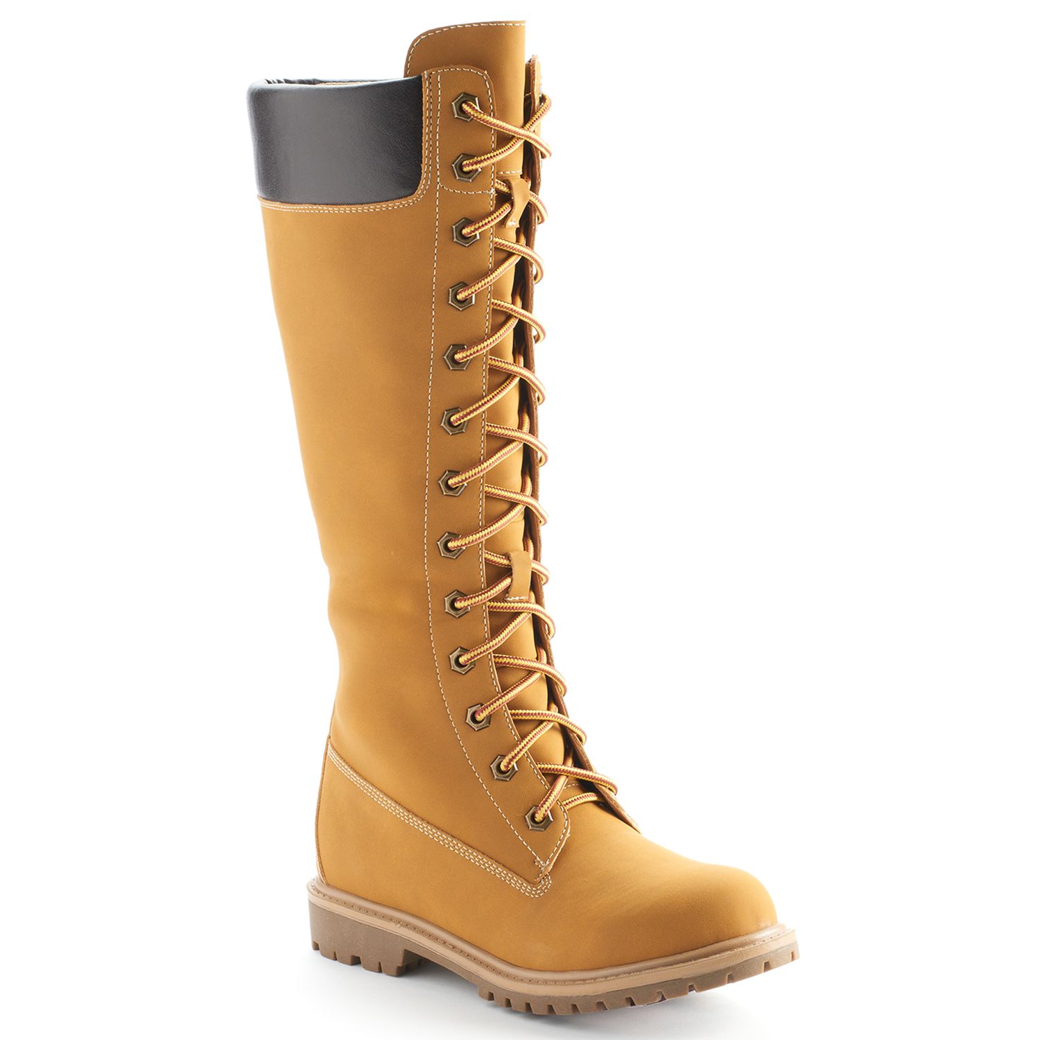 flat chunky boots