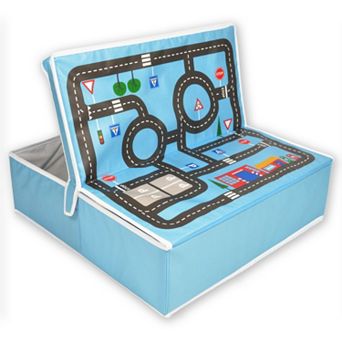 Fun2Give Pop-it-Up Garage with Road Play Mat and Storage