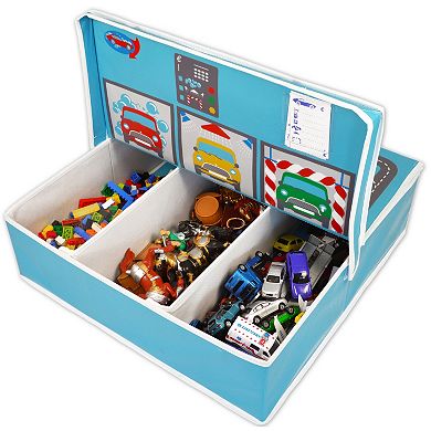 Fun2Give Pop-it-Up Garage with Road Play Mat and Storage