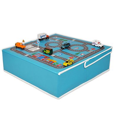 Fun2Give Pop-it-Up Garage with Road Play Mat and Storage
