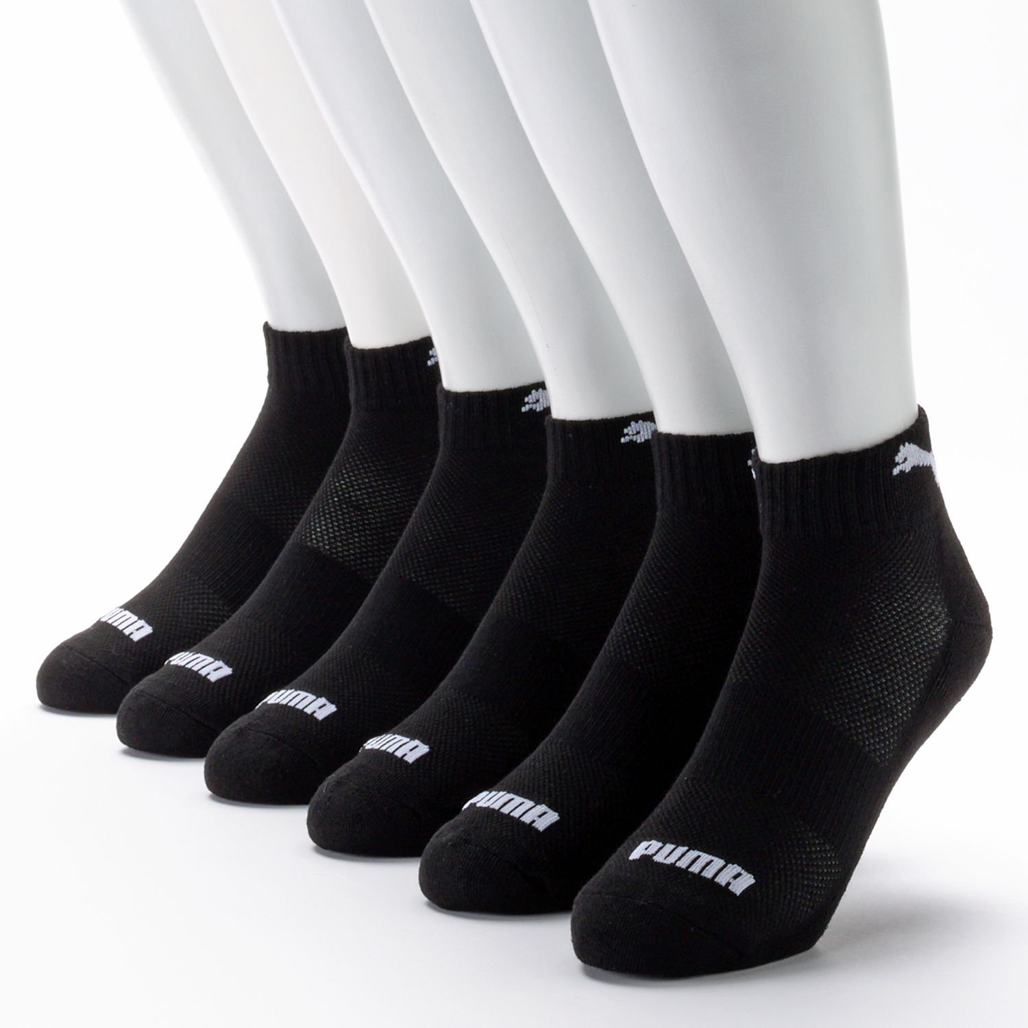 puma men's quarter crew socks