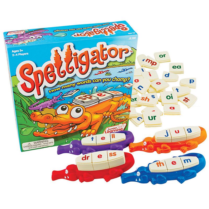 Junior Learning Spelligator Word Building Game, Multicolor