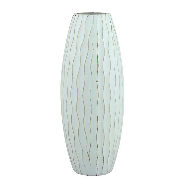 Stonebriar Collection Small Weathered Wood Vase