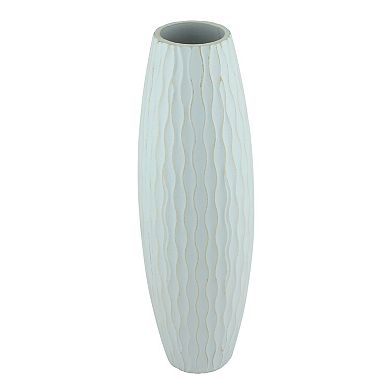 Stonebriar Collection Large Weathered Wood Vase