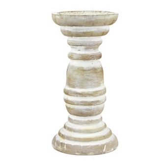 Stonebriar Collection Large Beach House Pillar Candle Holder