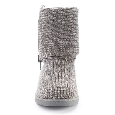 SO® Women's Foldover Sweater Boots