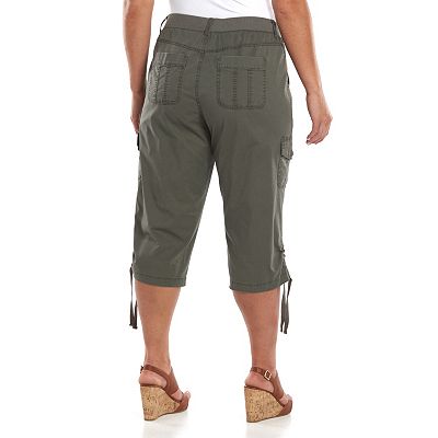 Plus Size Sonoma Goods For Life Cargo Twill Capris