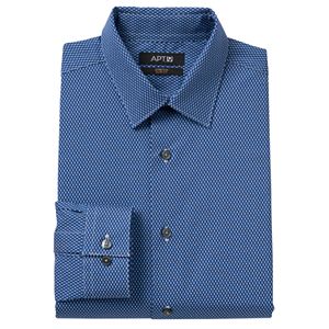 Men's Apt. 9庐 Slim-Fit Stretch Spread-Collar Dress Shirt