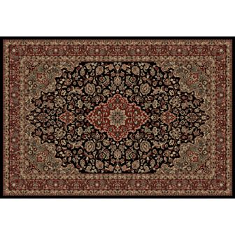 Merinos Kashan Medallion Framed Rug