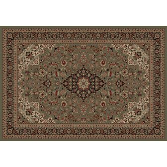 Merinos Kashan Medallion Framed Rug