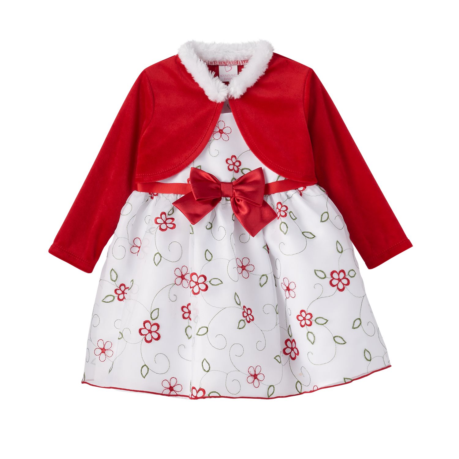 kohls girls red dress