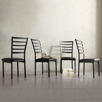 HomeVance 4 pc Stinson Dining Chair Set