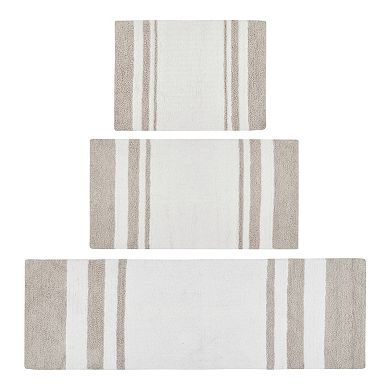 Madison Park Spa High Absorbent Cotton Reversible Bath Rug