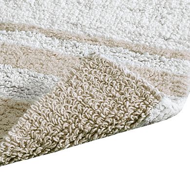 Madison Park Spa High Absorbent Cotton Reversible Bath Rug