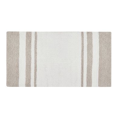 Madison Park Spa High Absorbent Cotton Reversible Bath Rug