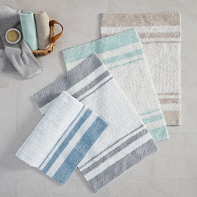 Madison Park Spa High Absorbent Cotton Reversible Bath Rug