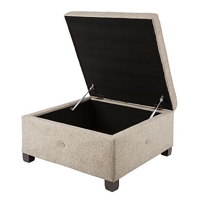 Madison Park Lucas Storage Ottoman