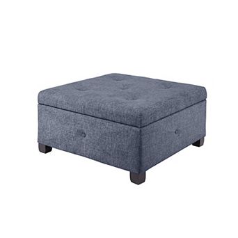 Madison Park Lucas Storage Ottoman