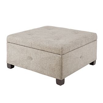 Madison Park Lucas Storage Ottoman