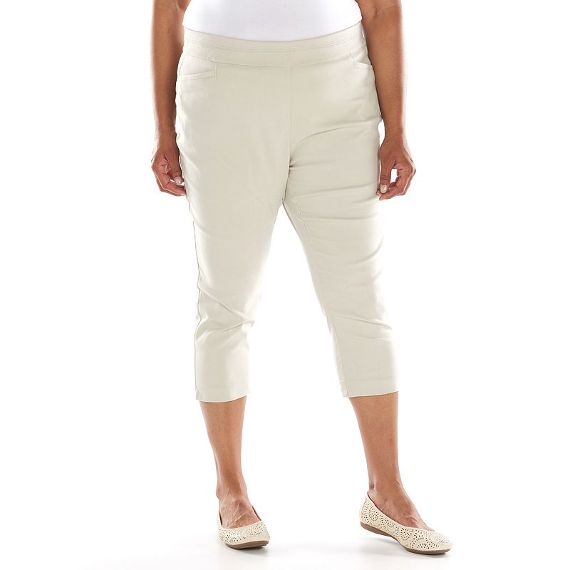 Briggs Slimming Crop Pants - Women's Plus Size