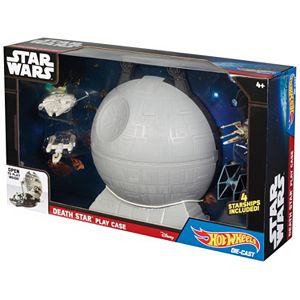 Star Wars Death Star Play Case & 4-pc. Starship Set by Hot Wheels