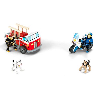 KidKraft Everyday Heroes Police & Fire Set