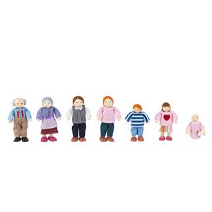 KidKraft 7-pc. Caucasian Family Doll Set