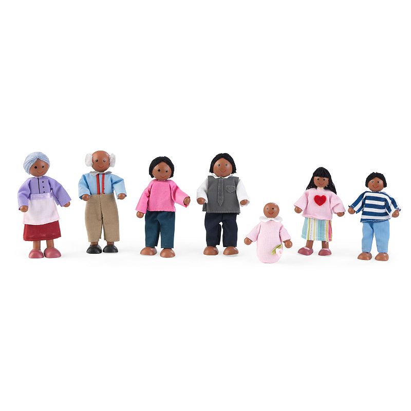 KidKraft 7-pc. African American Family Doll Set, Multicolor