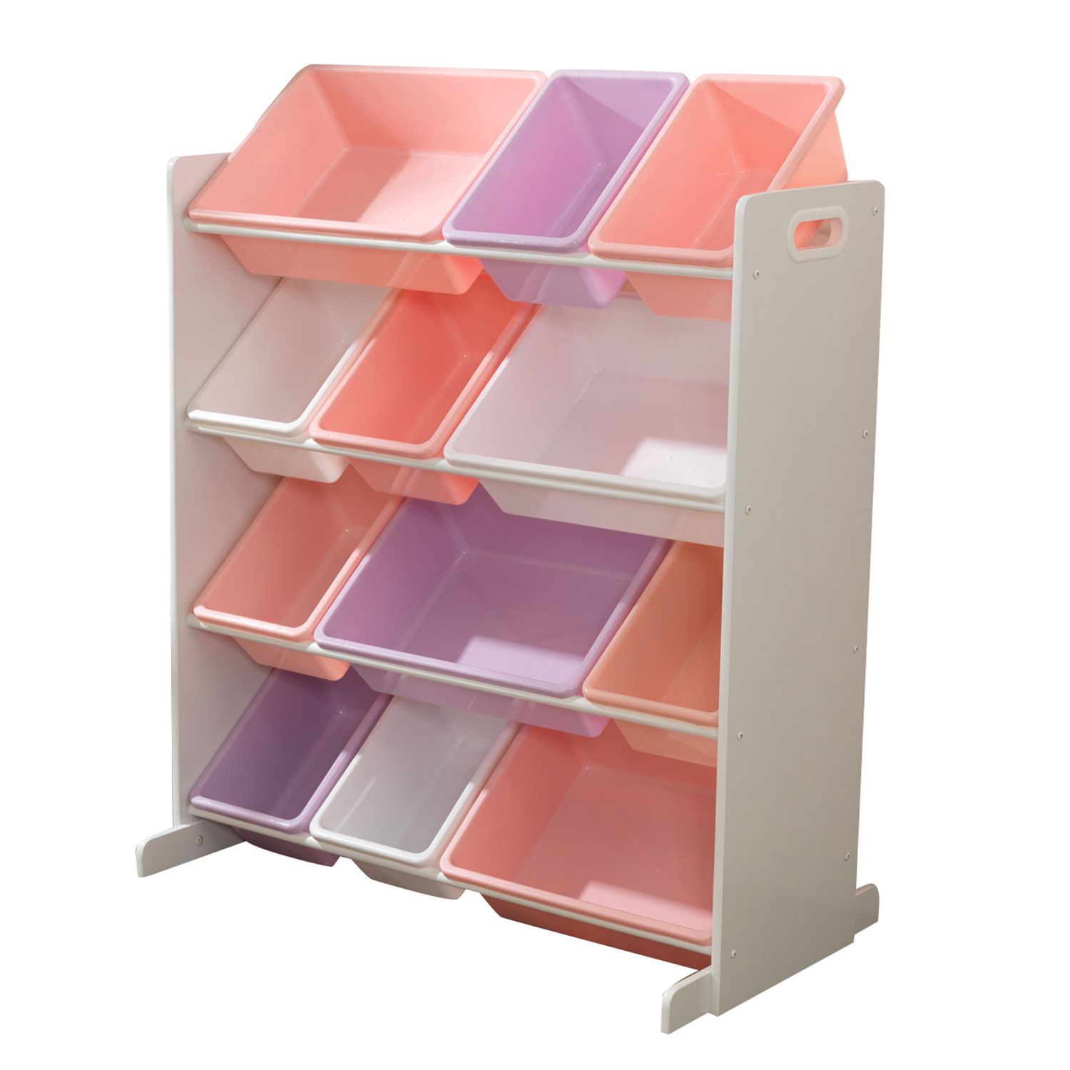 kidkraft wall storage unit white