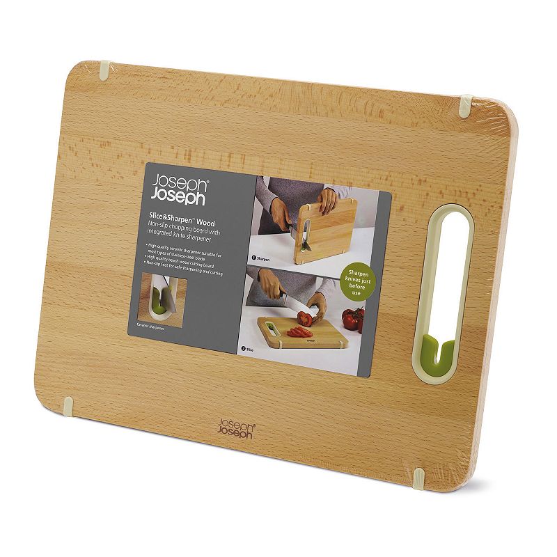 EAN 5028420600773 product image for Joseph Joseph Slice & Sharpen Large Wooden Chopping Board, Multicolor | upcitemdb.com