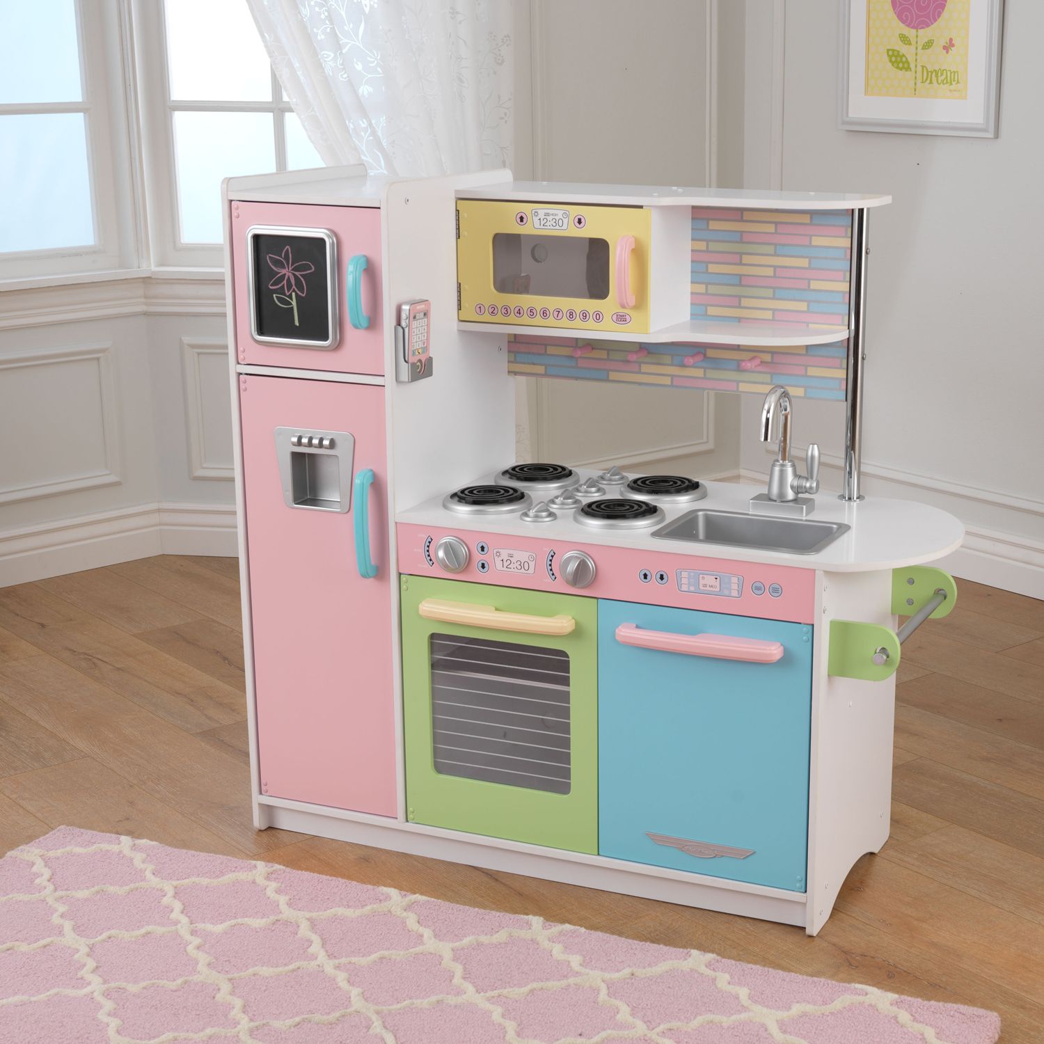 uptown white play kitchen