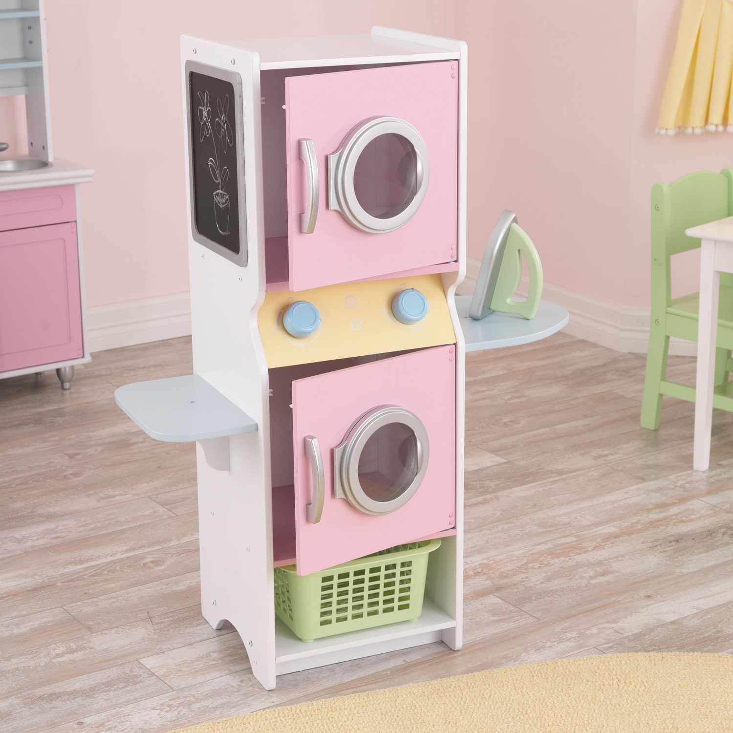 kidkraft laundry playset espresso