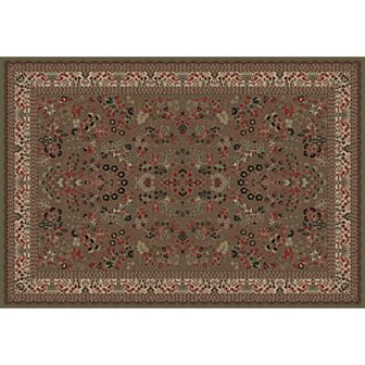 Merinos Sarouk Floral Framed Rug