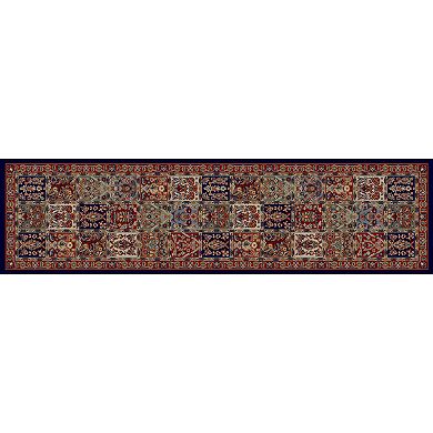 Merinos Panel Floral Framed Rug