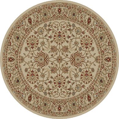 Merinos Mahal Floral Framed Rug