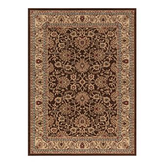 Merinos Mahal Floral Framed Rug