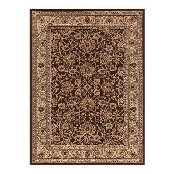 Merinos Mahal Floral Framed Rug