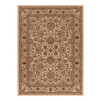 Merinos Mahal Floral Framed Rug