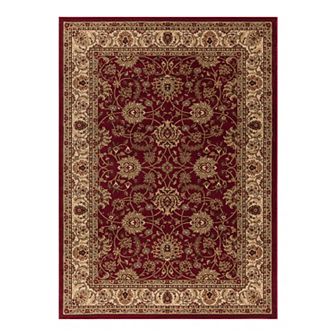 Merinos Mahal Floral Framed Rug