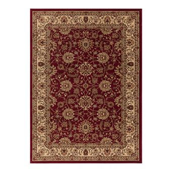 Merinos Mahal Floral Framed Rug