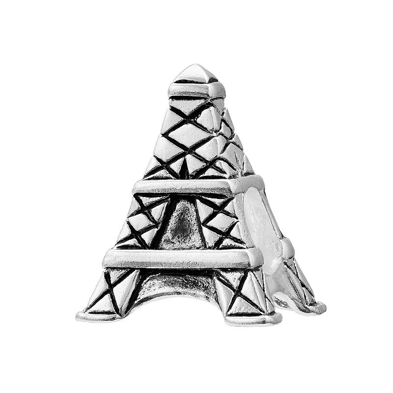 Individuality Beads Sterling Silver Eiffel Tower Bead, Womens