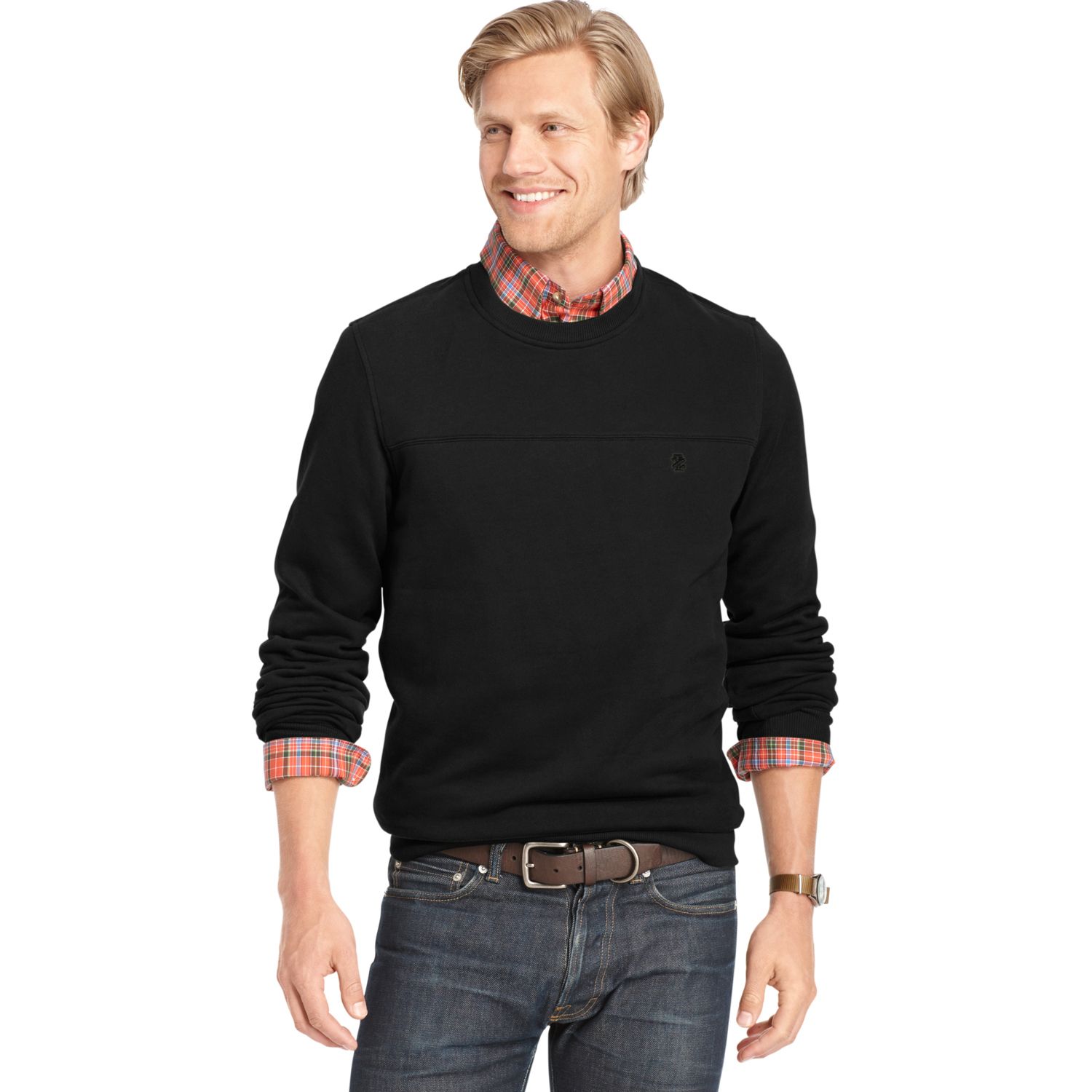 izod sueded fleece sweatshirt