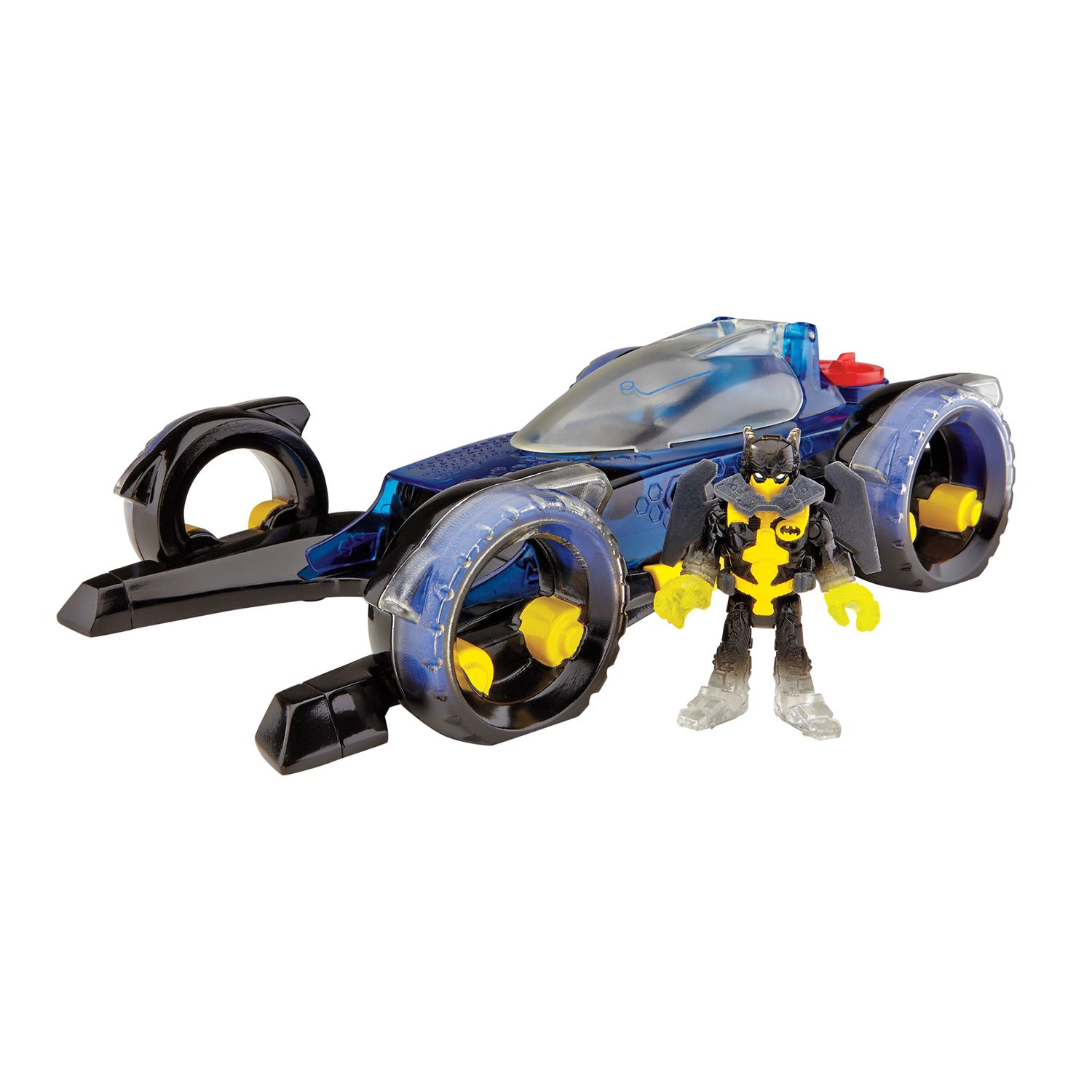 imaginext dc transforming remote control batmobile