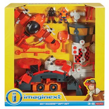 1 2 3 4 5 6 Fisher Price Imaginext SKY RACERS pilot Figures w/ Numbers #s 