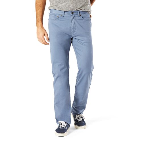 Mens Dockers 5 Pocket D2 Straight Fit Stretch Twill Pants - FitnessRetro