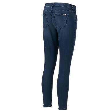 Petite Jennifer Lopez Whiskered Skinny Jeans