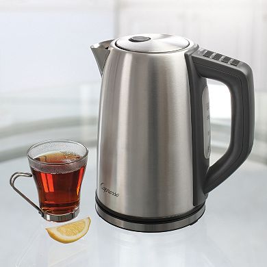 Capresso H2O Stainless Steel Plus 7-Cup Electric Water Kettle
