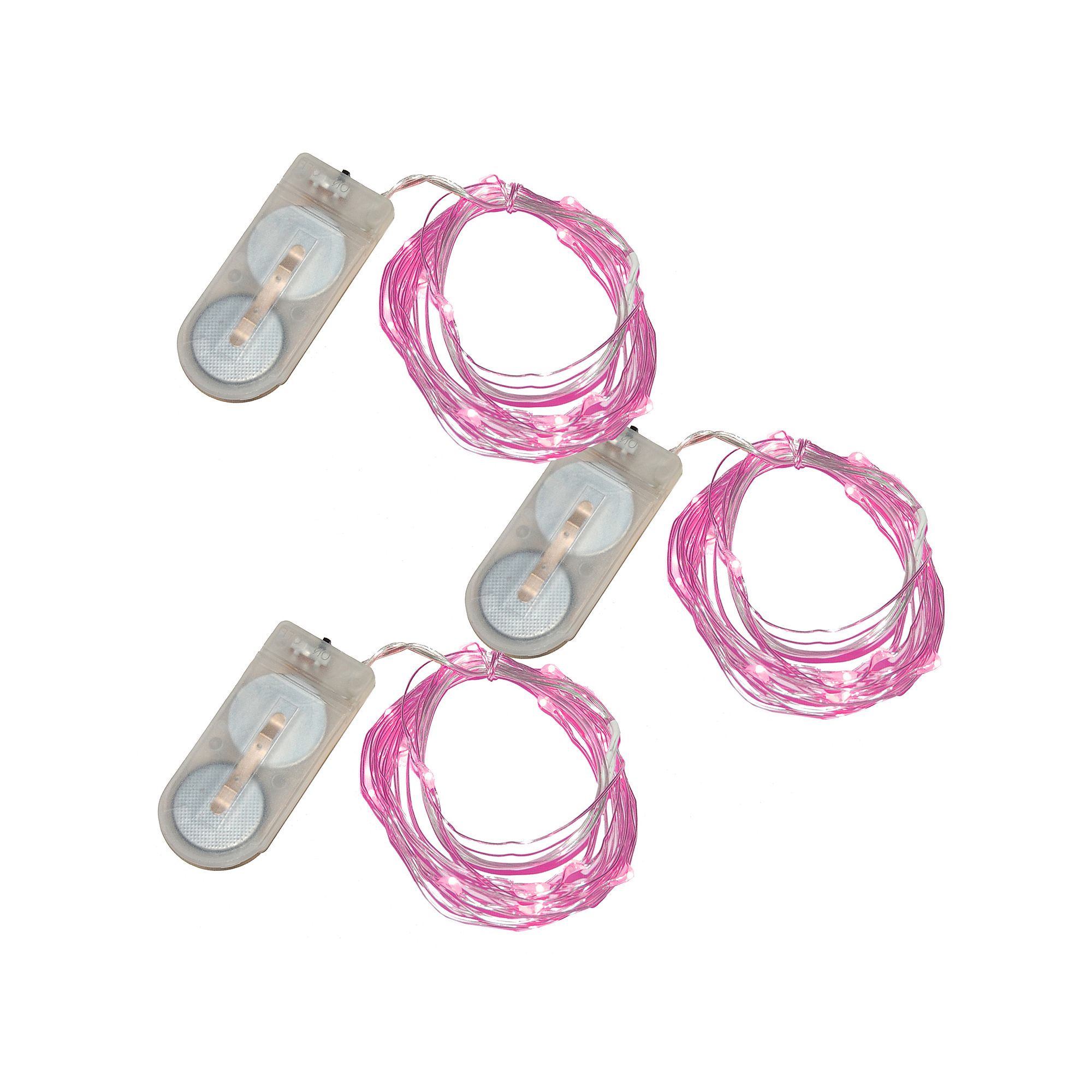 LumaBase Luminas 3-pk. Waterproof Battery Operated Mini LED String Lights, 