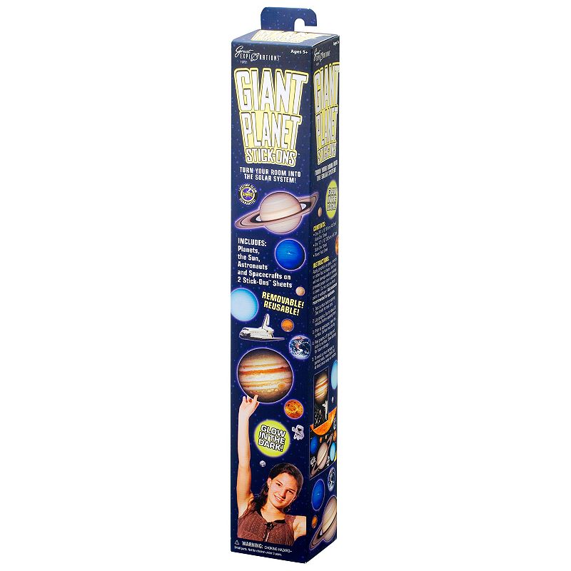 99639859 Great Explorations Giant Planet Stick-Ons, Multico sku 99639859